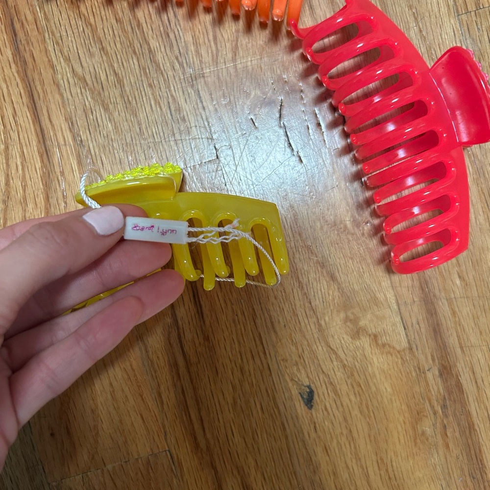 Colorful Hair Clips with Rhinestones - Picture 5 of 5